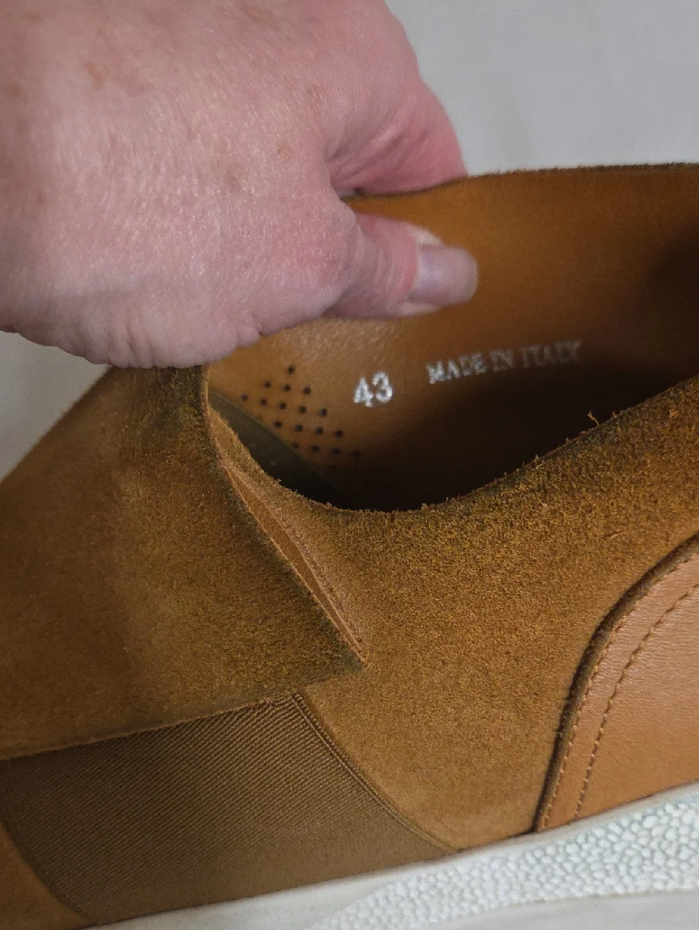 Casbia Italian Leather Mens Shoes Brown Suede Size 43 Contemporary Ultra Luxury